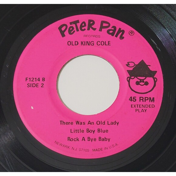 Peter Pan Players Old King Cole EP 45 RPM VG Children's 60s - Picture 2 of 2